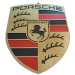 Embleme porsche gold