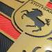 Embleme porsche gold