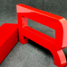lettrage porsche rouge